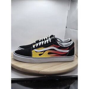 Vans Old Skool Flames Men Size 13 Super CLEAN  Skateboarding Red Yellow Black